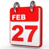 27 febrero calendario
